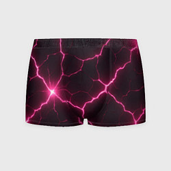 Трусы-боксеры мужские Розовый свет из разлома плит, цвет: 3D-принт