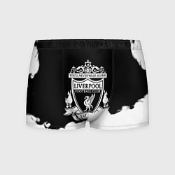 Трусы-боксеры мужские Liverpool краски белые дым, цвет: 3D-принт
