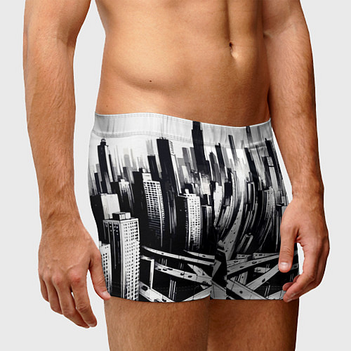 Мужские трусы American metropolis / 3D-принт – фото 3