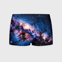 Трусы-боксеры мужские Фантастический космос звёзды и туманности, цвет: 3D-принт