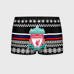 Мужские трусы Ливерпуль текстура триколор зима