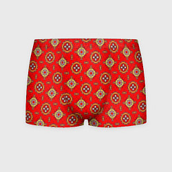 Трусы-боксеры мужские Яркий узор в этническом стиле, цвет: 3D-принт