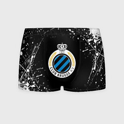 Трусы-боксеры мужские Брюгге белые краски всплеск, цвет: 3D-принт