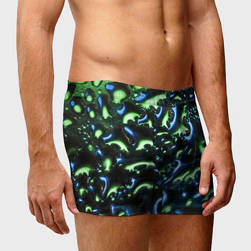 Мужские трусы Абстракция капли воды / 3D-принт – фото 3
