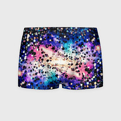 Трусы-боксеры мужские Стилизованная космическая абстракция, цвет: 3D-принт