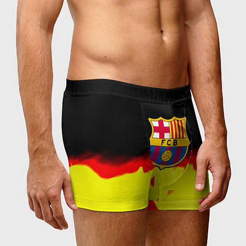 Мужские трусы Borussia абстракция золото геометрия / 3D-принт – фото 3