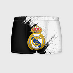 Трусы-боксеры мужские Real Madrid текстура штрихи, цвет: 3D-принт