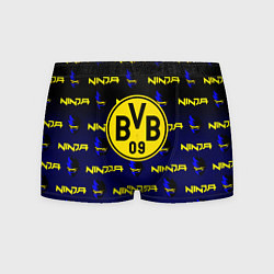 Трусы-боксеры мужские Borussia ninja x fortnite, цвет: 3D-принт