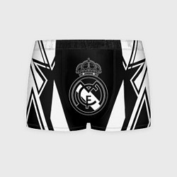 Трусы-боксеры мужские Real Madrid геометрия спорт, цвет: 3D-принт