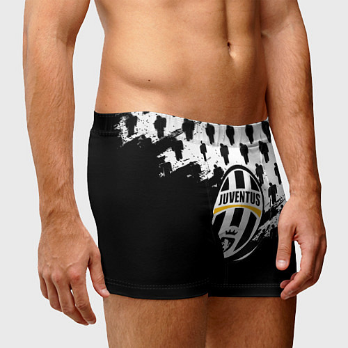 Мужские трусы Juventus logo краски / 3D-принт – фото 3