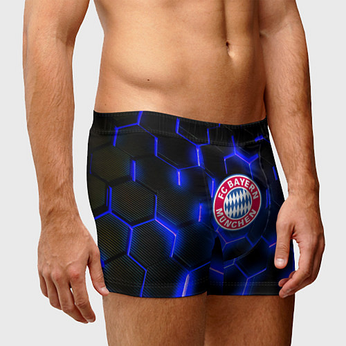 Мужские трусы FC Bayern Mnchen соты / 3D-принт – фото 3