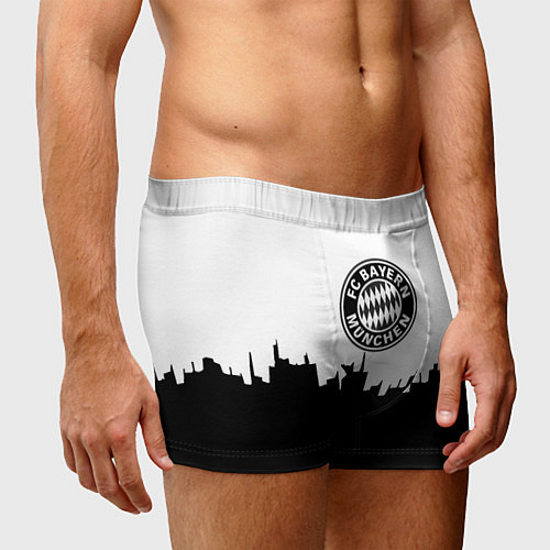 Мужские трусы Bayern Mnchen пиксели / 3D-принт – фото 3