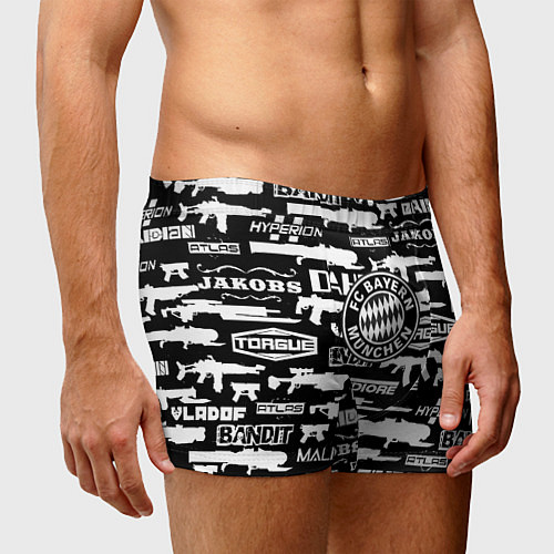 Мужские трусы ФК Манчестер Юнайтед / 3D-принт – фото 3