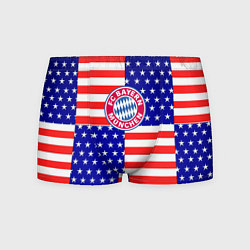 Трусы-боксеры мужские Бавария Мюнхен сша паттерн, цвет: 3D-принт
