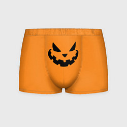 Трусы-боксеры мужские Тыква рожица на Хэллоуин, цвет: 3D-принт