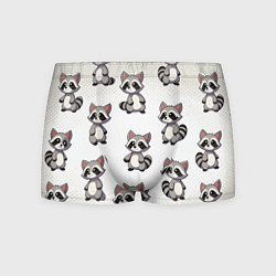 Трусы-боксеры мужские Много енотов, цвет: 3D-принт