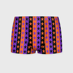 Мужские трусы Звёзды Хэллоуина паттерн полосатый