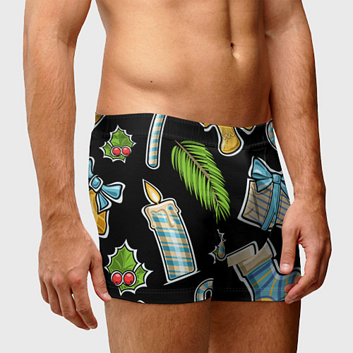 Мужские трусы Christmas soul / 3D-принт – фото 3