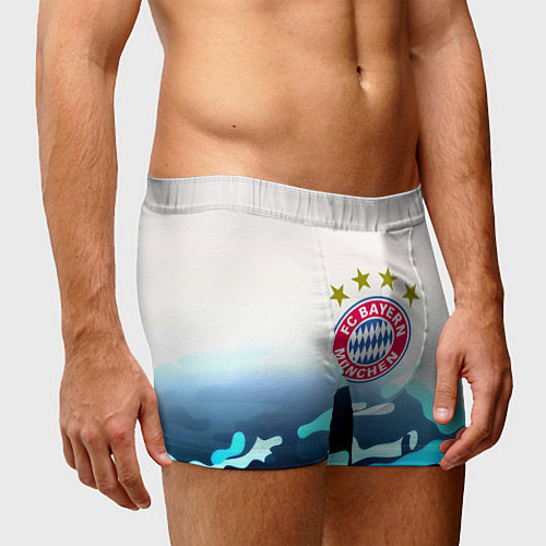 Мужские трусы Бавария Мюнхен камуфляж / 3D-принт – фото 3