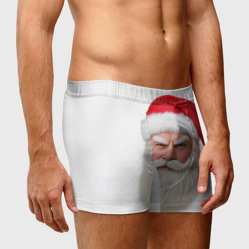 Мужские трусы Лицо санты / 3D-принт – фото 3