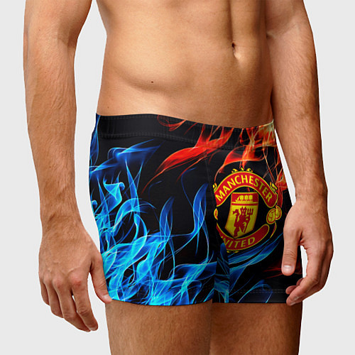 Мужские трусы Манчестер Юнайтед огонь битва / 3D-принт – фото 3