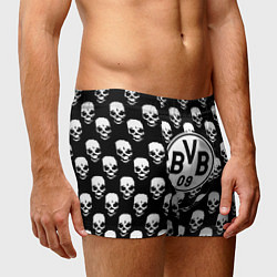 Трусы-боксеры мужские Borussia черепа, цвет: 3D-принт — фото 2