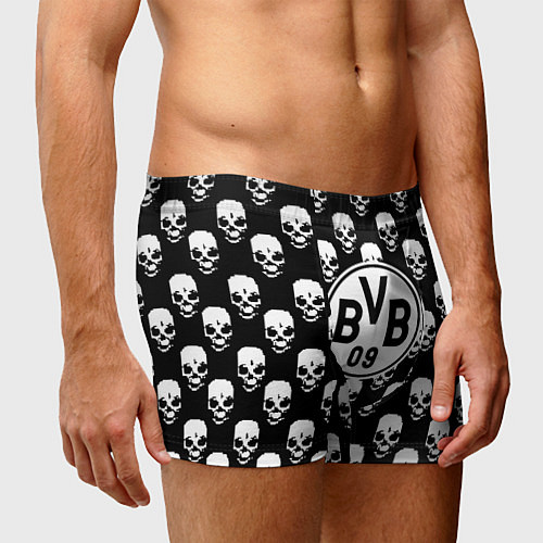 Мужские трусы Borussia черепа / 3D-принт – фото 3