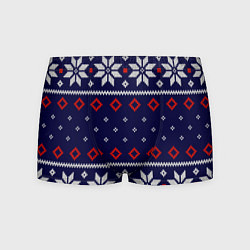 Мужские трусы Вязаный новогодний узор