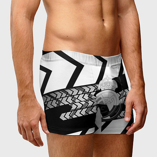 Мужские трусы Реал Мадрид краски полосы / 3D-принт – фото 3