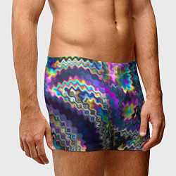 Трусы-боксеры мужские Абстракция переливы, цвет: 3D-принт — фото 2