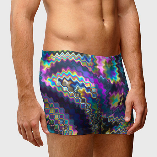 Мужские трусы Абстракция переливы / 3D-принт – фото 3