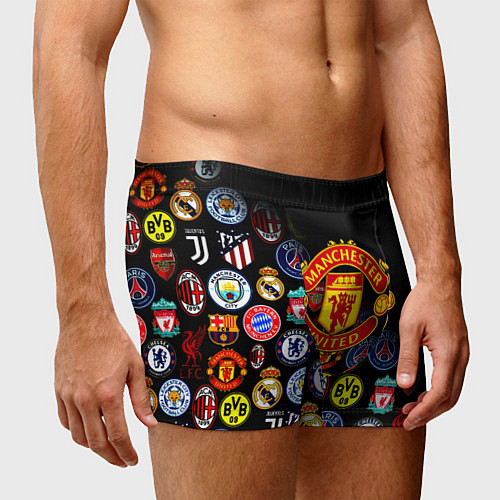 Мужские трусы Манчестер логотипы команд / 3D-принт – фото 3