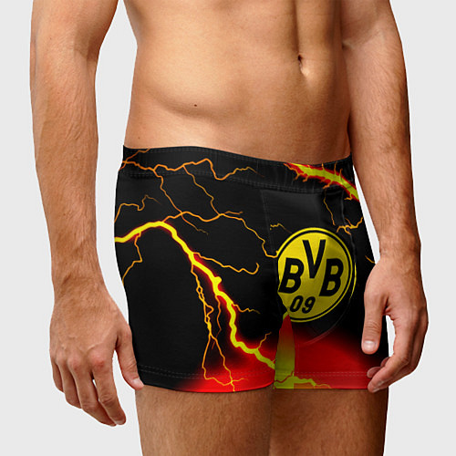Мужские трусы Borussia молнии шторм / 3D-принт – фото 3