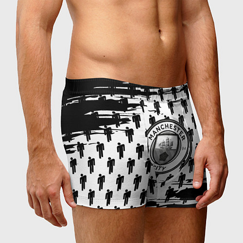 Мужские трусы Манчестер сити краски люди / 3D-принт – фото 3