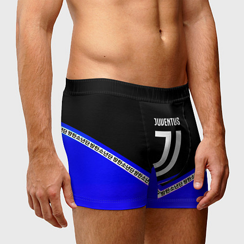 Мужские трусы Ювентус япония геометрия / 3D-принт – фото 3