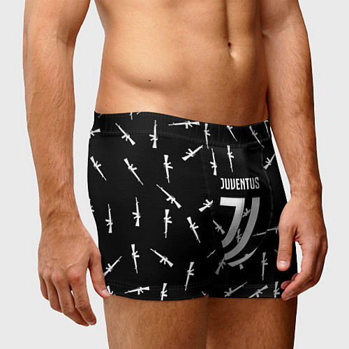 Мужские трусы Ювентус армейский стиль / 3D-принт – фото 3