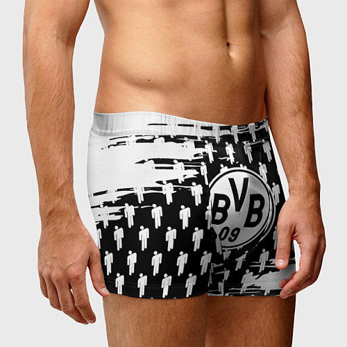 Мужские трусы Borussia люди краски / 3D-принт – фото 3