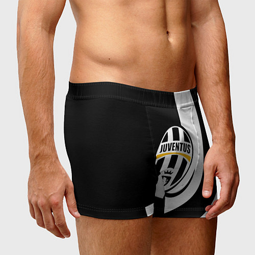 Мужские трусы Ювентус полосы спорт линии / 3D-принт – фото 3