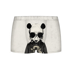 Трусы-боксеры мужские Скелет панды, цвет: 3D-принт