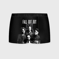 Трусы-боксеры мужские Fall out boy band, цвет: 3D-принт