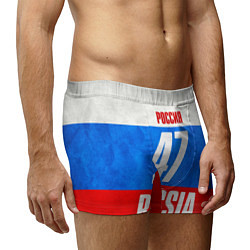 Трусы-боксеры мужские Russia: from 47, цвет: 3D-принт — фото 2