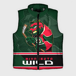 Мужской жилет Minnesota Wild, цвет: 3D-светло-серый