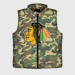 Мужской жилет Blackhawks Camouflage, цвет: 3D-красный