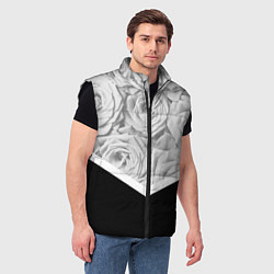 Мужской жилет Розы, цвет: 3D-черный — фото 2