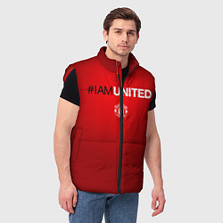 Мужской жилет I am United, цвет: 3D-красный — фото 2