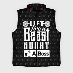 Мужской жилет Lift Like A Beast Squat, цвет: 3D-красный