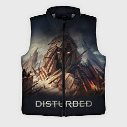 Мужской жилет Disturbed: Skull Mountain, цвет: 3D-светло-серый