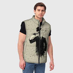 Мужской жилет Музыкальный самоубийца, цвет: 3D-черный — фото 2