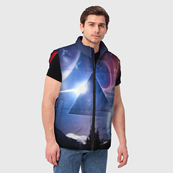 Мужской жилет Pink Floyd: Space, цвет: 3D-красный — фото 2