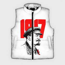 Мужской жилет Ленин 1917, цвет: 3D-черный